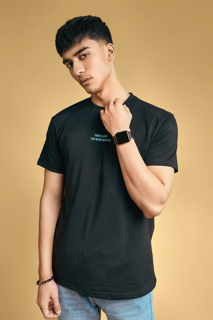 Men's Graphic Art T-Shirt Black