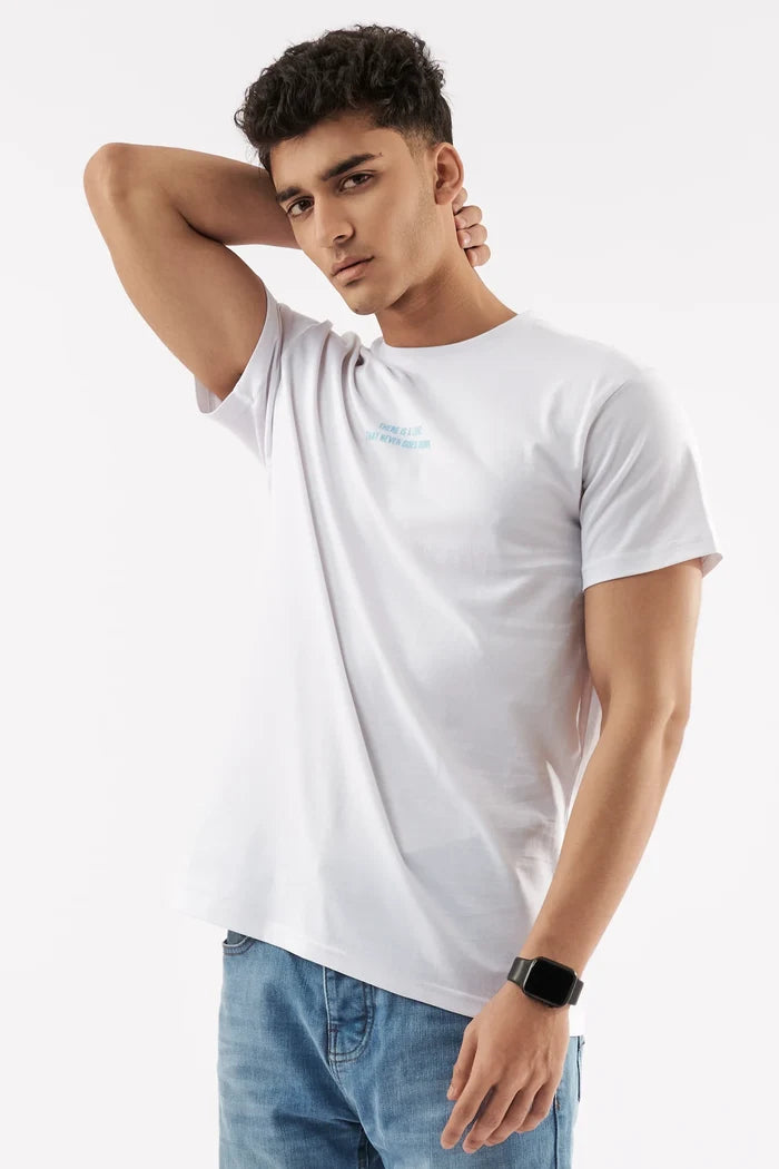 Men's Graphic Art T-Shirt White
