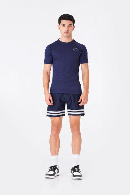 Men's Half Sleeve Navy Shirt