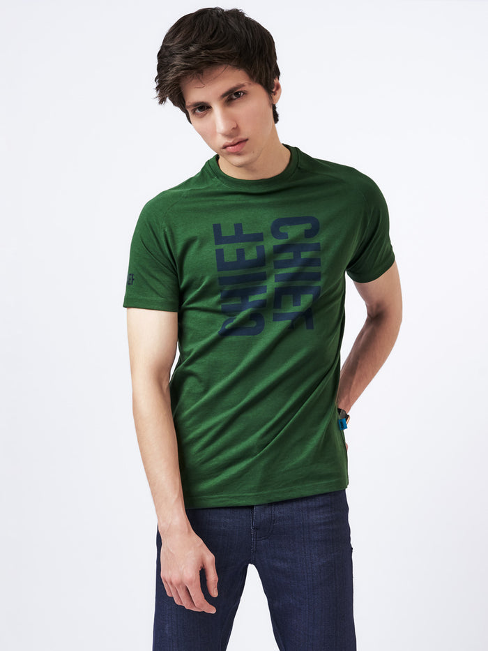 Men's Mirror Graphic T-Shirt Green
