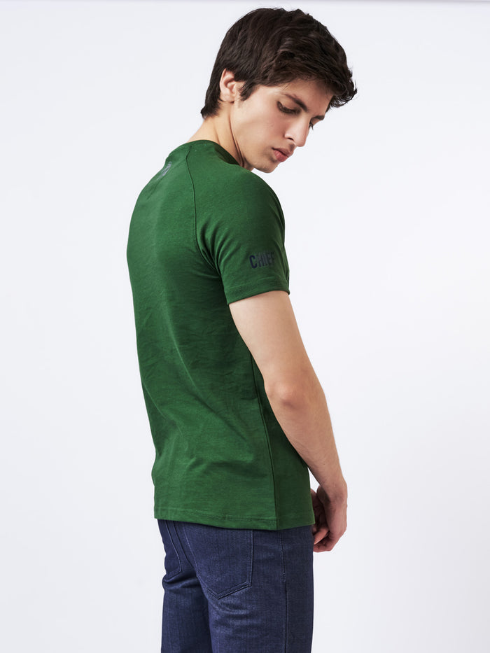 Men's Mirror Graphic T-Shirt Green