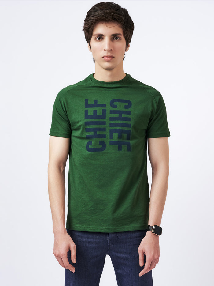 Men's Mirror Graphic T-Shirt Green