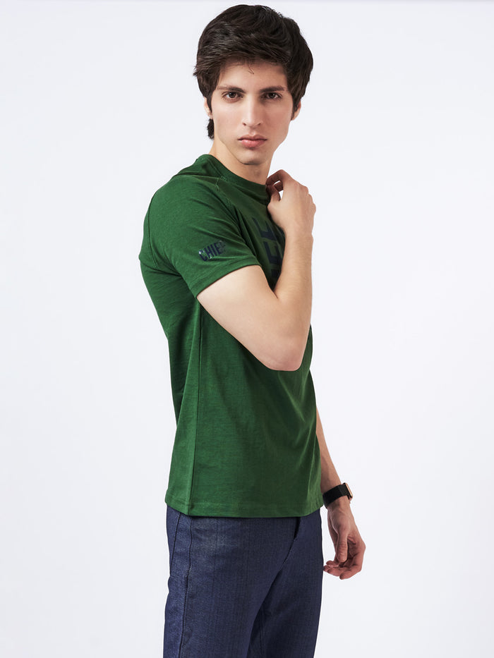 Men's Mirror Graphic T-Shirt Green