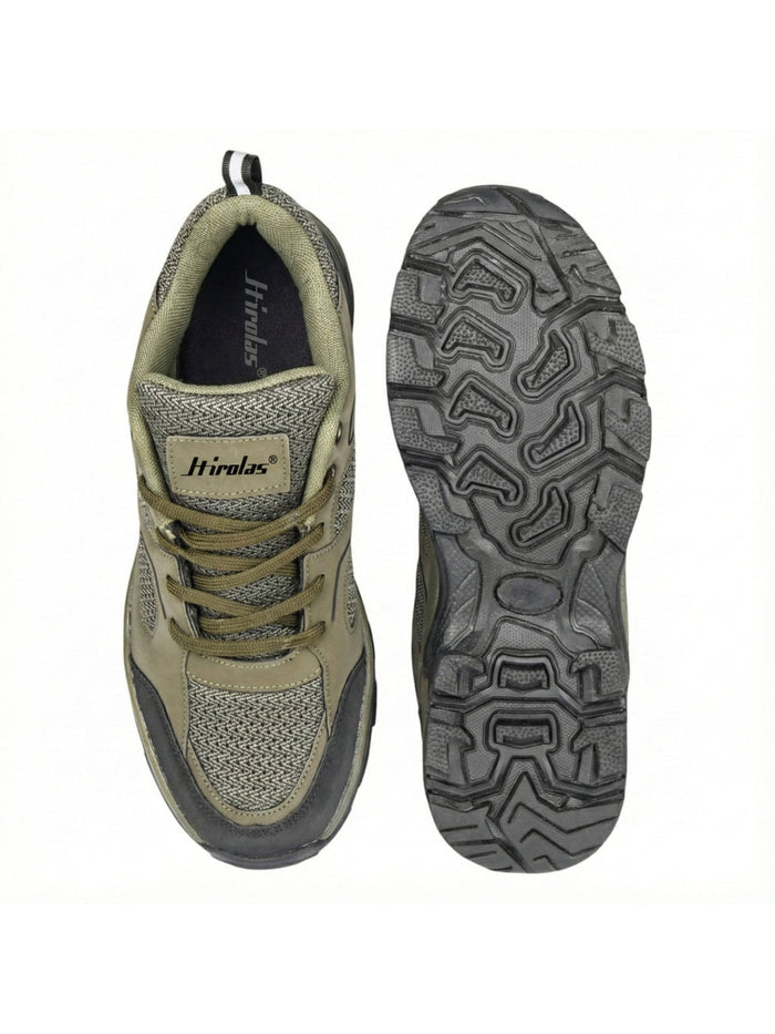 Men's Outdoor Walking & Trekking Shoes - Olive