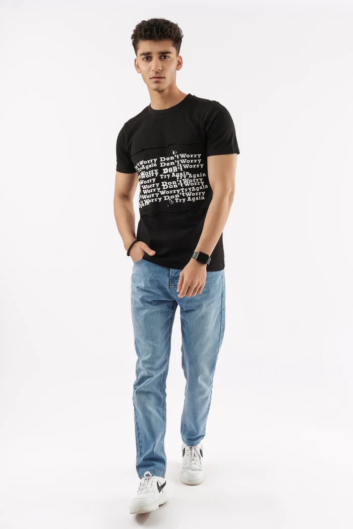 Men's Prompt Graphic T-Shirt Black