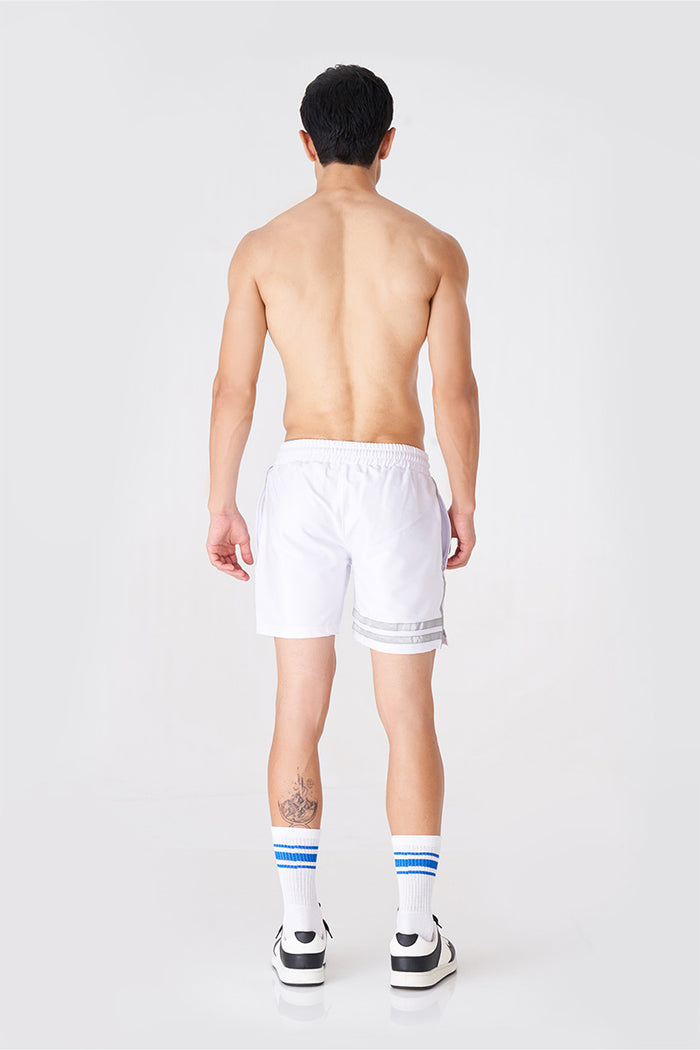 Men’s White Gym Shorts