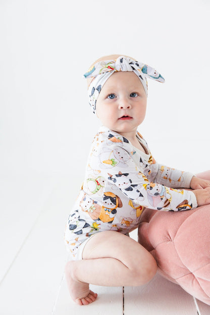Meowster of Disguise Long Sleeve Bodysuit - Jammie Session