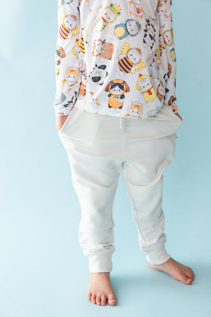 Meowster of Disguise Solid Kids' Jogger Pants - Jammie Session