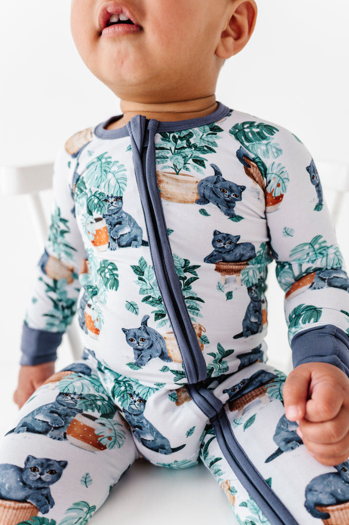 Meowstera Romper