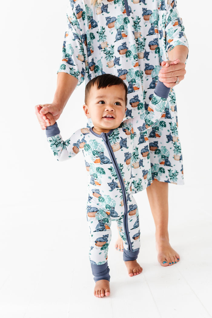 Meowstera Romper