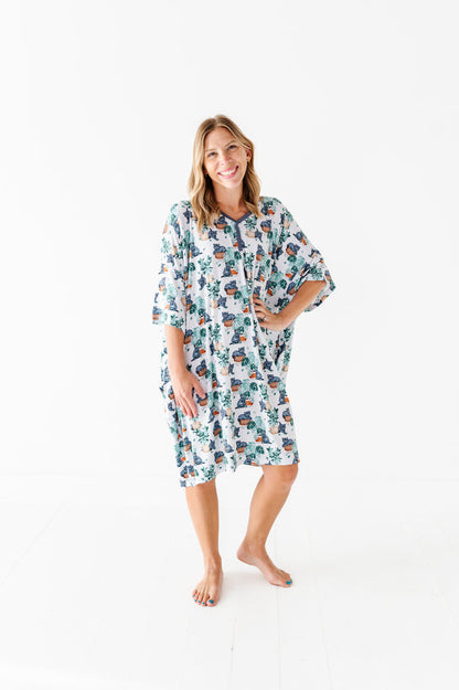 Meowstera Women's Muumuu Lounge Tee (ONE SIZE FITS XS - XXL)