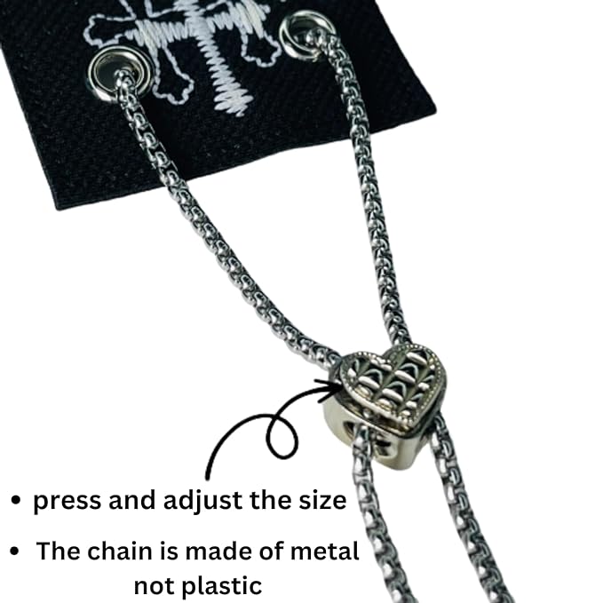 Metal Chained with Cotton Sew Patch
