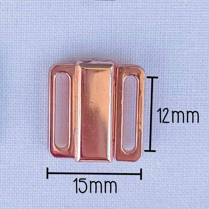 Metal swimwear clasps - Mixed pack of 8