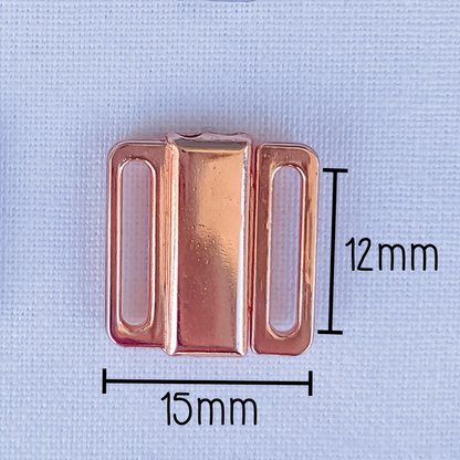 Metal swimwear clasps - Mixed pack of 8