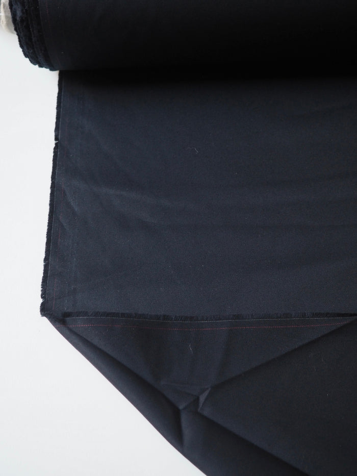 Midnight Sateen Cotton Twill