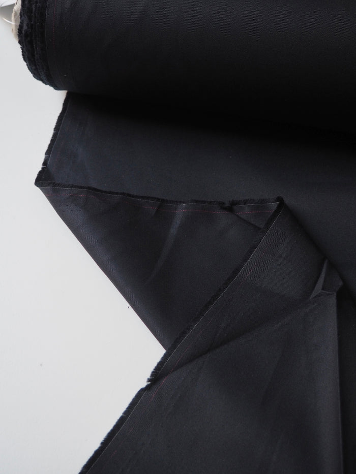 Midnight Sateen Cotton Twill