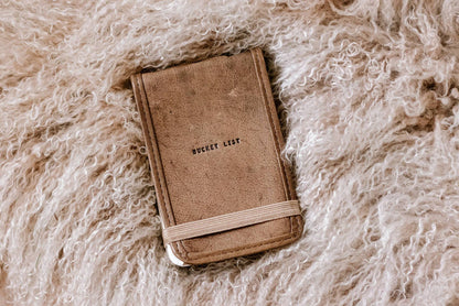 Mini Bucket List Leather Journal