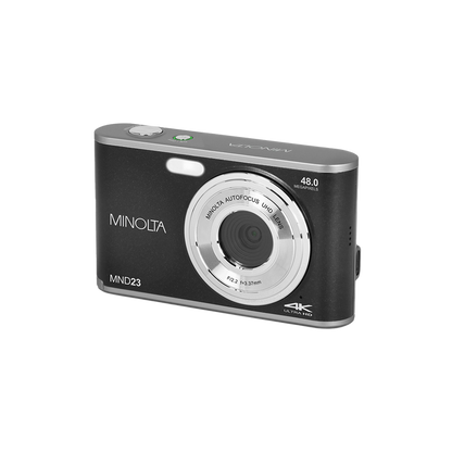 MINOLTA® MND23 48 MP Autofocus / 4K Ultra HD Camera - Black