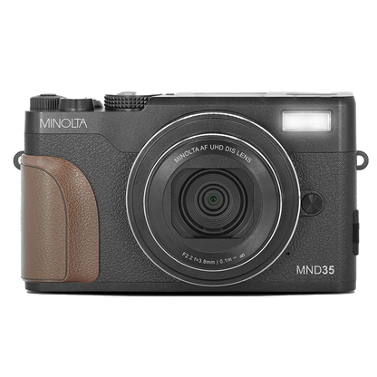MINOLTA® MND35 64 MP Autofocus / 4K Ultra HD Camera - Black