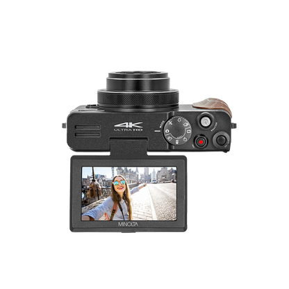 MINOLTA® MND35 64 MP Autofocus / 4K Ultra HD Camera - Black