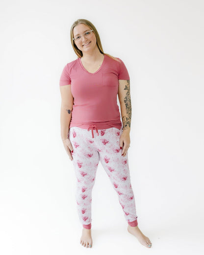 Misty Roses Women's Jogger Pants - Jammie Session