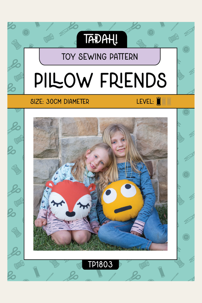 Mix & Match Pillow Friends Sewing Pattern