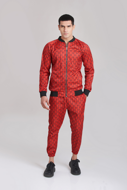Modern Stylish Circle Men TrackSuit