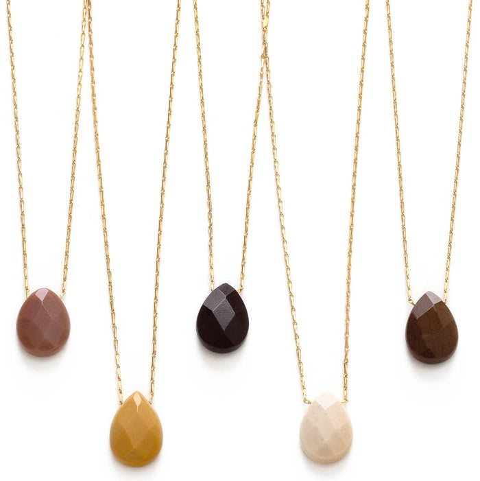 Mookaite Jasper Briolette Necklace