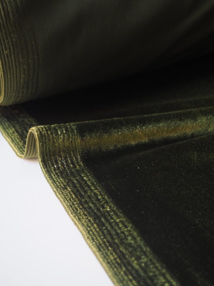 Moss Stretch Velour
