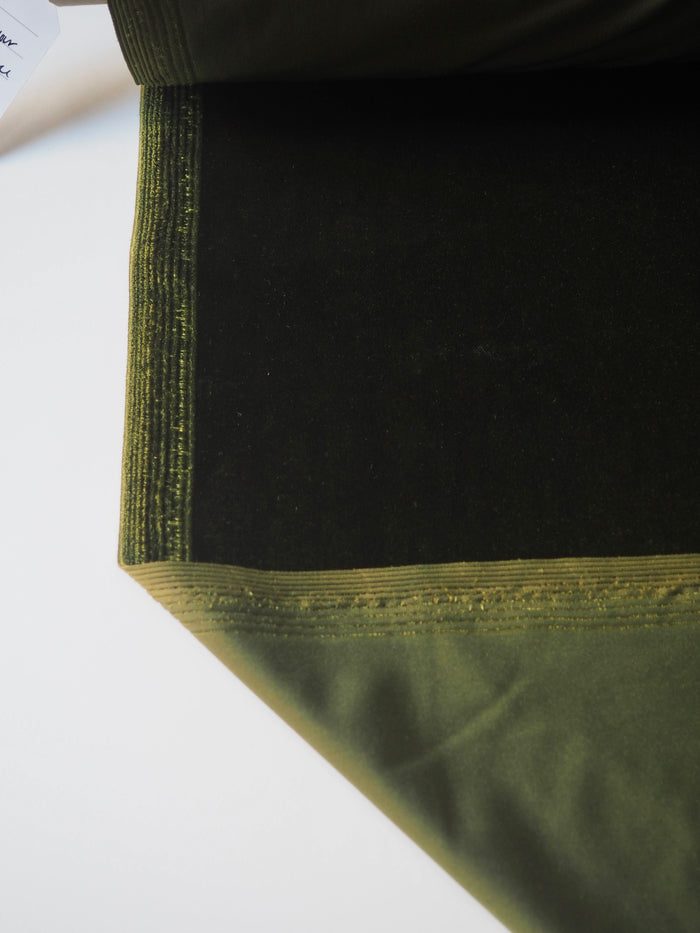 Moss Stretch Velour