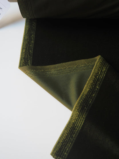 Moss Stretch Velour