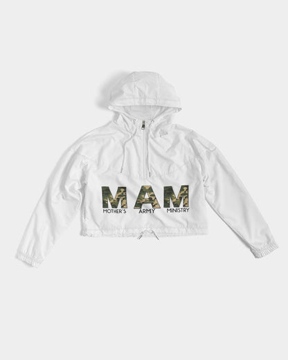 MOTHER'S ARMY Women's Cropped Windbreaker