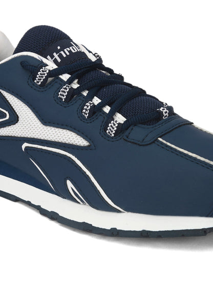 Multi Sport Shock Absorbing Walking  Running Fitness Athletic Training Gym Fashion Sneaker Shoes - Blue (HRL2089BLU)