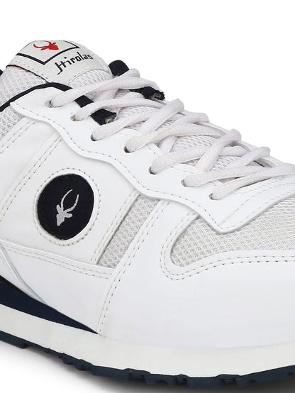 Multisport Jogger Shoes- White/Blue (HRL1954WTB)