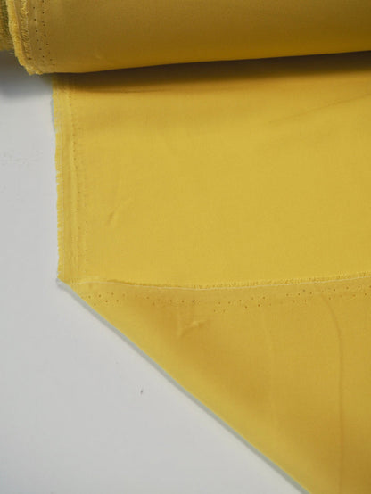 Mustard Silk Satin Chiffon
