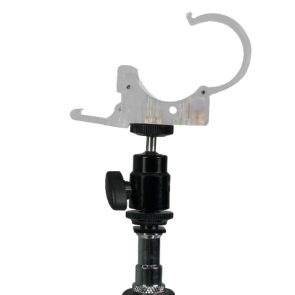 Nanlite Pavotube Transparent Polycarbonate Clip with Mini Ball Head