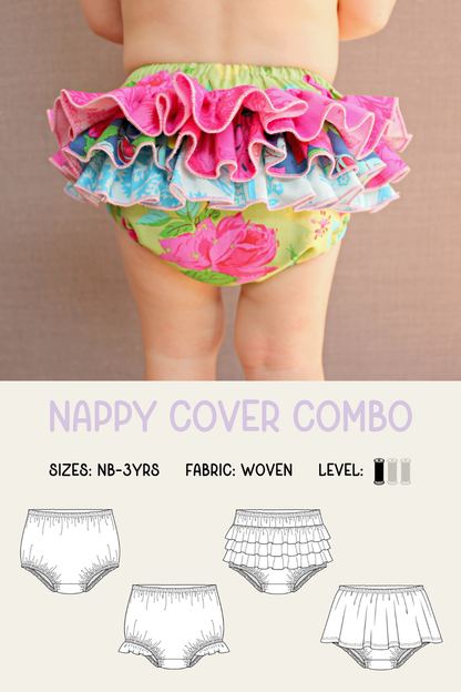 Nappy Cover Combo Sewing Pattern