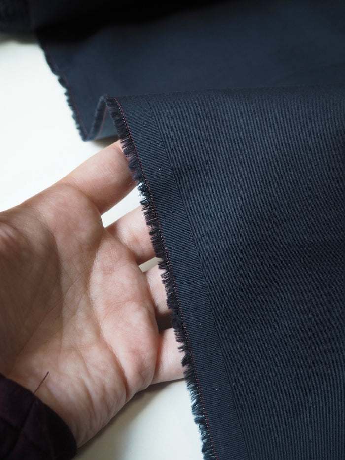 Navy Cotton Twill