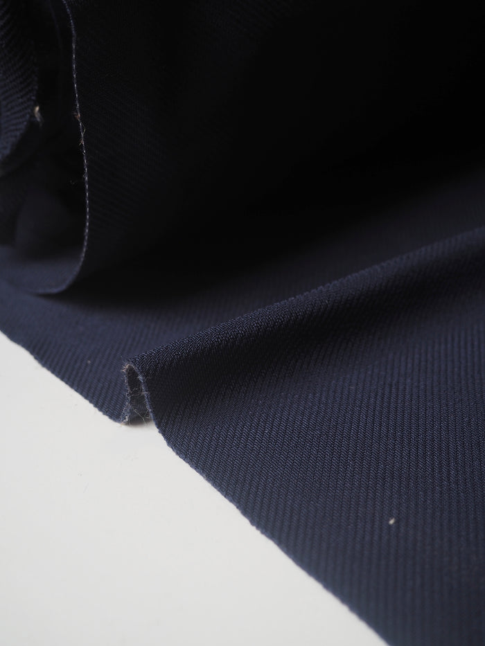 Navy Viscose Satin Twill Jersey