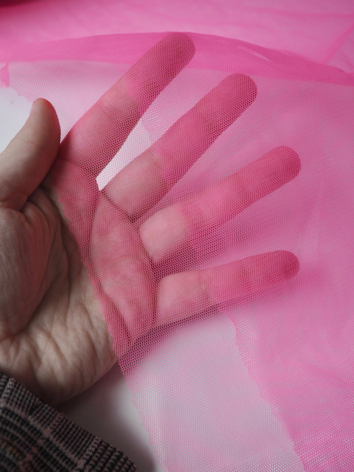 Neon Pink Extra Wide Tulle