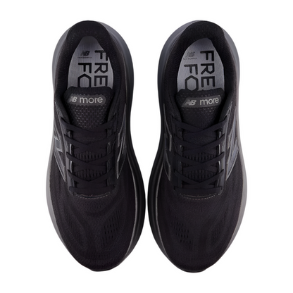 New Balance Men's Fresh Foam X More v6 Running Shoes in Black/Castlerock/Black Metallic AW25