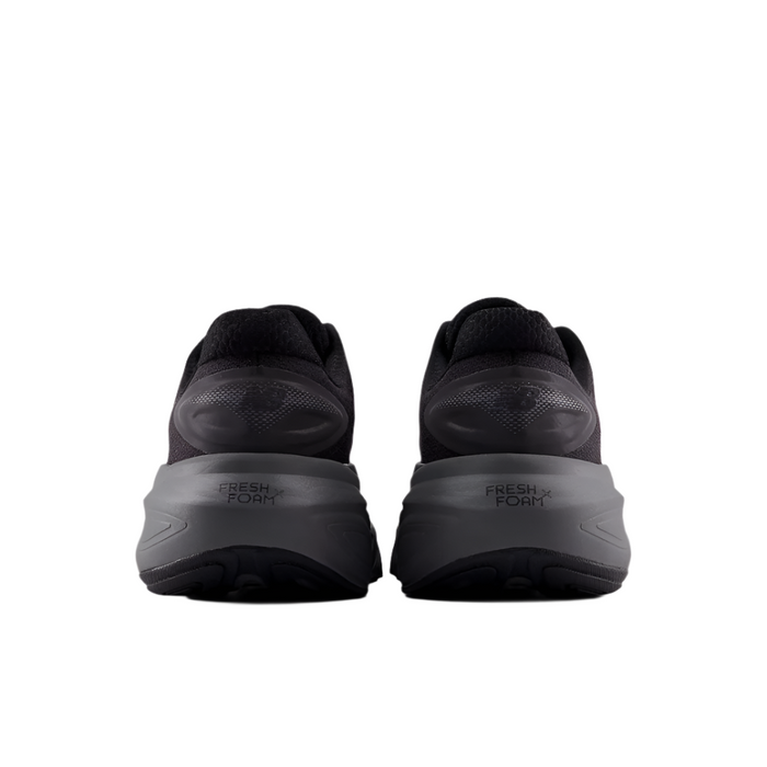 New Balance Men's Fresh Foam X More v6 Running Shoes in Black/Castlerock/Black Metallic AW25