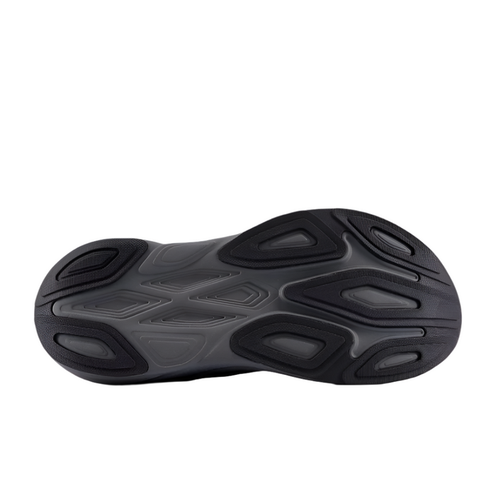 New Balance Men's Fresh Foam X More v6 Running Shoes in Black/Castlerock/Black Metallic AW25