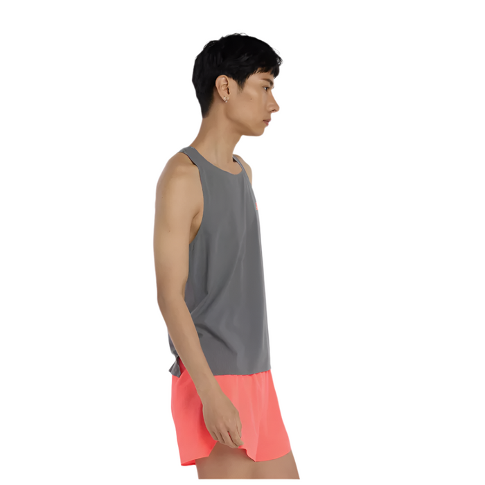 New Balance Men's Race Day Ultralight Singlet in Urgent Red AW25