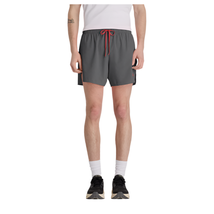 New Balance Men's RC Ultra Light Split Short 5" in Urgent Red AW25