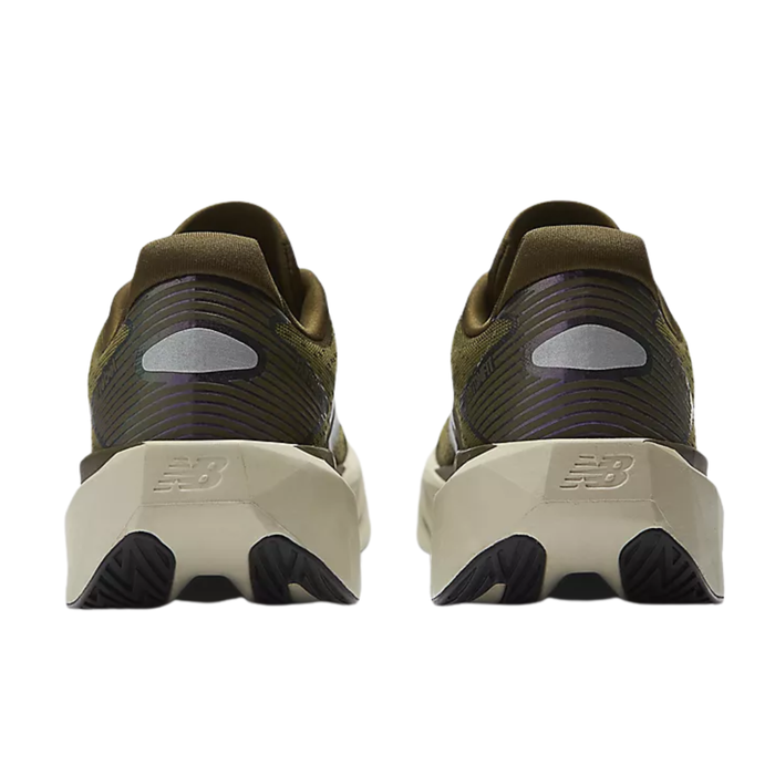 New Balance Women's Fuelcell Rebel v5 High Viz Running Shoes in Woodland/Shipyard/Silver Metallic AW25