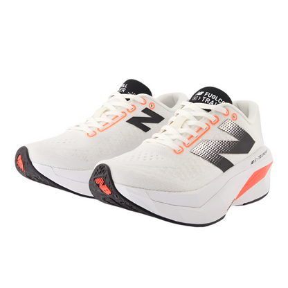 New Balance Women's Fuelcell Supercomp Trainer V3 Running Shoes in Sea Salt/Urgent Red/Black AW25