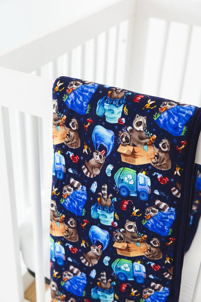 Nocturnal Nonsense Adult Quilted Blanket - Jammie Session