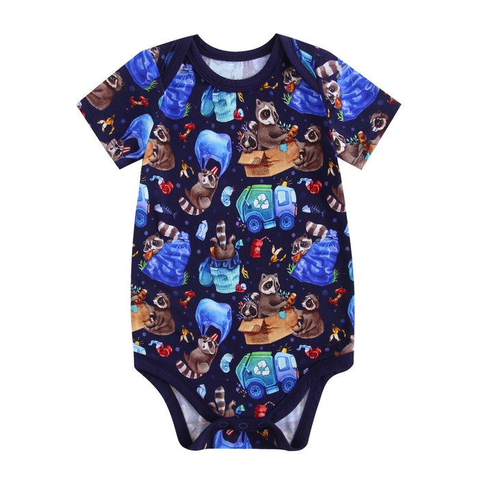 Nocturnal Nonsense Short Sleeve Bodysuit - Jammie Session