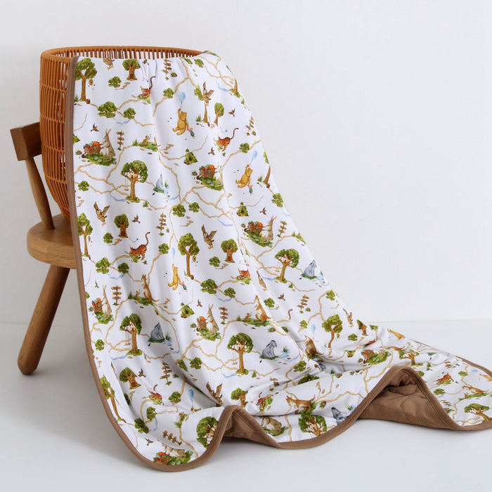 Oh Bother, It's Bedtime Toddler Quilted Blanket - Jammie Session